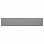 vidaXL Coussin de palette Gris 200 x 40 x 8 cm Tissu Oxford