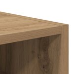vidaXL Bibliothèque chêne artisanal 60x24x85 cm bois d'ingénierie