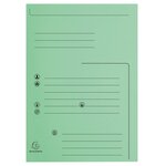 Paquet De 25 Chemises 2 Rabats Super 210 Contact - 24x32cm - Vert Clair - X 5 - Exacompta