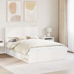 vidaXL Tête de lit Blanc PB