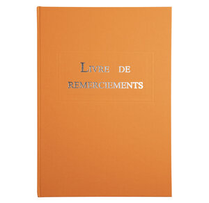 Livre De Remerciement 96p.297x210.orange