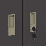 vidaXL Armoire de rangement 2 Pièces Noir 60 x 40 x 180 cm Acier