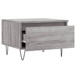 vidaXL Tables basses 2 Pièces sonoma gris 50x46x35 cm bois d'ingénierie