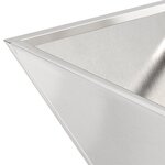 vidaXL Jardinier Métallique Acier inoxydable 40 x 40 x 15 cm
