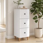 vidaXL Armoire à tiroirs 33 x 34 5 x 90 cm Bois d'ingénierie