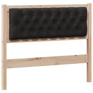 vidaXL Tête de lit Autre Marron et noir 100 cm Bois massif en pin