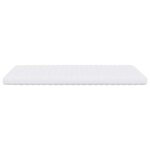 vidaXL Matelas en mousse blanc 140x220 cm 7 zones dureté 20 ILD
