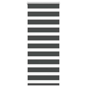 vidaXL Store zèbre noir 55x150 cm largeur du tissu 50 9 cm polyester