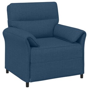 vidaXL Canapé 100 polyester cadre en métal MDF Contreplaqué