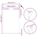 vidaXL Store enrouleur occultant largeur du tissu 136 6 cm polyester