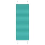 vidaXL Store plissé vert pétrole 45x150 cm largeur du tissu 44 4 cm