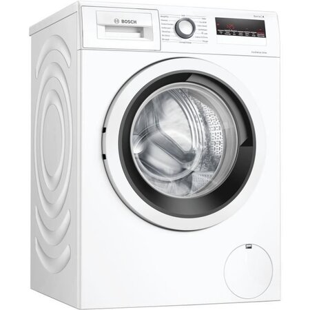 Lave-linge hublot bosch wan28238ff série 4 - 8 kg - induction - l60cm - 1400 trs/min - blanc