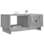 vidaXL Table basse Sonoma gris 90 x 50 x 40 cm Bois d'ingénierie