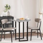 vidaXL Plateau de table Gris béton 70 x 70 x 1.5 cm Bois d'ingénierie