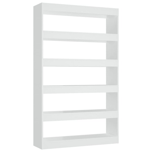 vidaXL Bibliothèque/Séparateur de pièce Blanc 100x30x166 cm