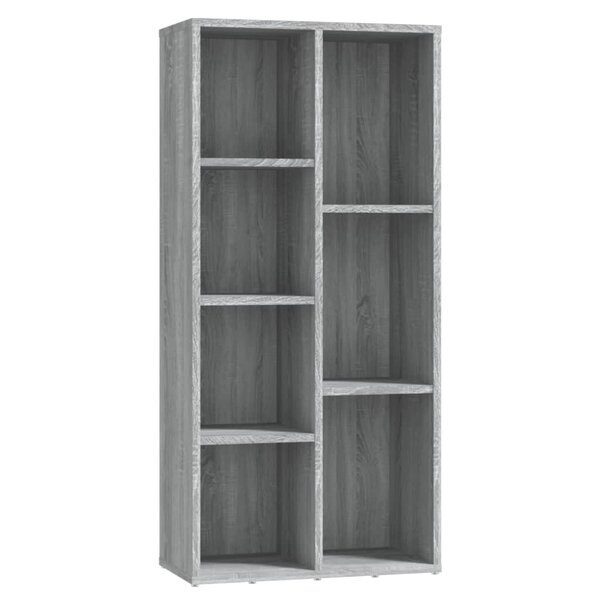 vidaXL Armoire à livres Sonoma gris 50x25x106 cm