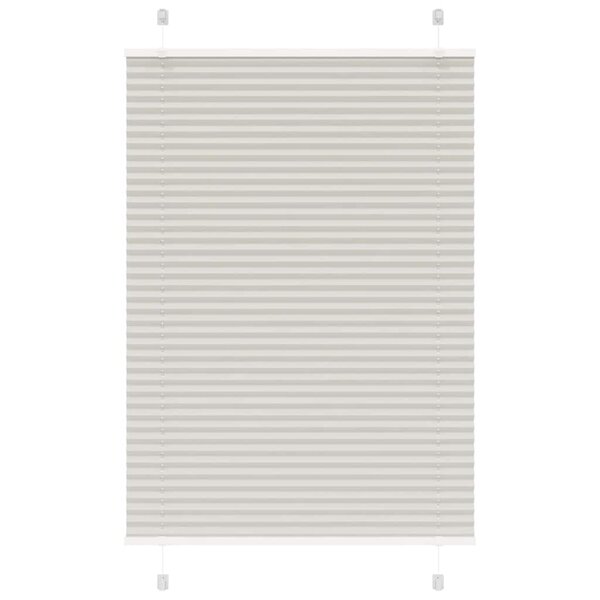 vidaXL Store plissé gris clair 85x150 cm largeur du tissu 84 4 cm