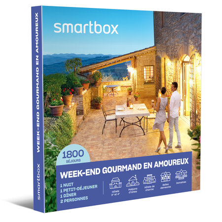 SMARTBOX - Coffret Cadeau Week-end gourmand en amoureux -  Séjour