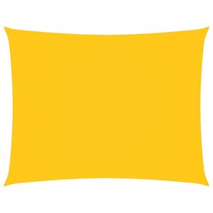 vidaXL Voile de parasol tissu oxford rectangulaire 3 5x5 m jaune