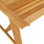 vidaXL Table à dîner de jardin 206x100x74 cm Bois d'acacia massif