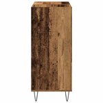 vidaXL Meuble à vinyles Bois ancien 85 x 38 x 89 cm Bois d'ingénierie