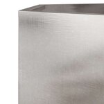 vidaXL Jardinière hexagone 46x40x45 cm acier inoxydable