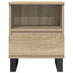vidaXL Tables de chevet 2 Pièces chêne sonoma 40x35x50 cm bois ingénierie