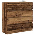 vidaXL Buffet vieux bois 100x35x99 cm bois d'ingénierie