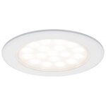 Kit 2 spots encastrés pour meubles LED 2x2 5W rond chromé