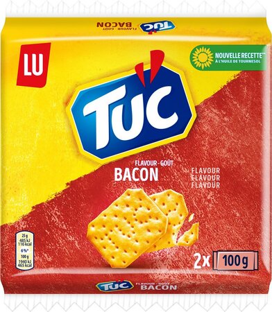 TUC Biscuits apéritifs crackers gout bacon