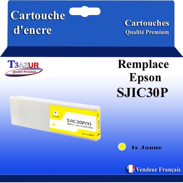 Cartouche compatible avec Epson SJIC30P - Jaune - 294 3 ml