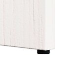vidaXL Table d'appoint Blanc 50 x 40 x 50 cm Bois massif en pin