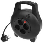 ProPlus Enrouleur de câble 10 m Schuko à 4 voies
