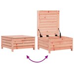 vidaXL Salon de jardin 9 Pièces bois massif sapin de douglas