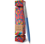 Parker jotter originals cracker  stylo bille  bleu denim  recharge bleue pointe moyenne