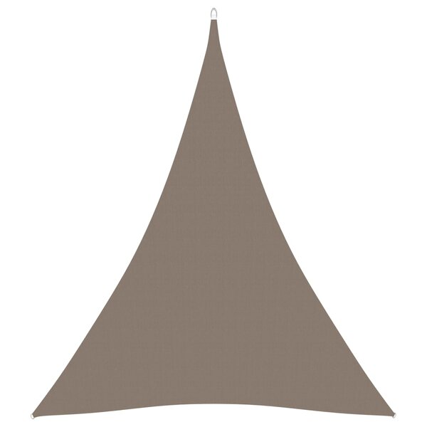 vidaXL Voile de parasol tissu oxford triangulaire 4x5x5 m taupe