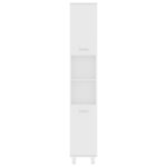 vidaXL Armoire de salle de bain Blanc 30x30x179 cm Bois d'ingénierie