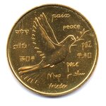 Mini médaille Monnaie de Paris 2014 - Paix