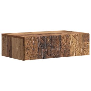 vidaXL Table d'appoint murale 59 x 34 5 x 17 cm Bois d'ingénierie