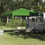 vidaXL Tente à auvent pop-up Vert 300 x 300 cm tissu