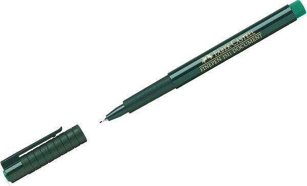 Feutre Extra-fin FINEPEN 1511 Pte 0,4 mm Vert FABER-CASTELL