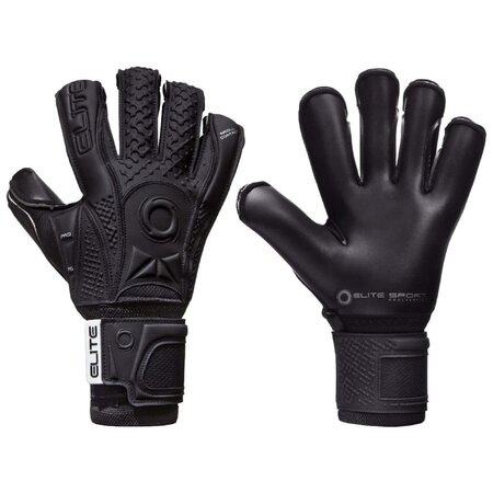 Elite sport gants de gardien de but black solo taille 9 noir