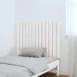vidaXL Tête de lit murale Blanc 82 5x3x60 cm Bois massif de pin
