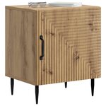 vidaXL Cabinet de chevet 2 pc Chêne artisanal 43 x 34 5 x 50 cm