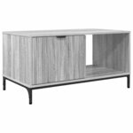 vidaXL Table basse Sonoma gris 90 x 49 x 46 cm Bois d'ingénierie