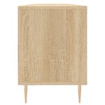 vidaXL Meuble TV chêne sonoma 150x30x44 5 cm bois d'ingénierie