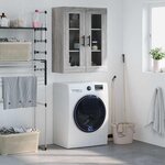 vidaXL Armoire murale sonoma gris 69 5x34x90 cm