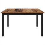 vidaXL Table basse Bois ancien 80 x 80 x 45 cm Bois d'ingénierie