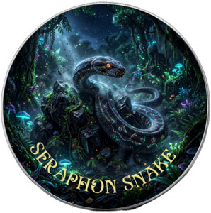 Monnaie SERAPHON SNAKE Forest Totems V 1 Oz Argent 1$ USA 2026