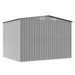 vidaXL Abri de stockage pour jardin métal gris 257x205x178 cm